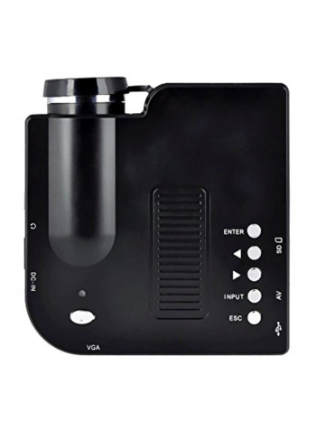 Mini Portable Projector PRJG48 Black