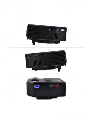 Mini Portable Projector PRJG48 Black