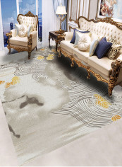 Creative Design Soft Modern Carpet Multicolour 140x200centimeter