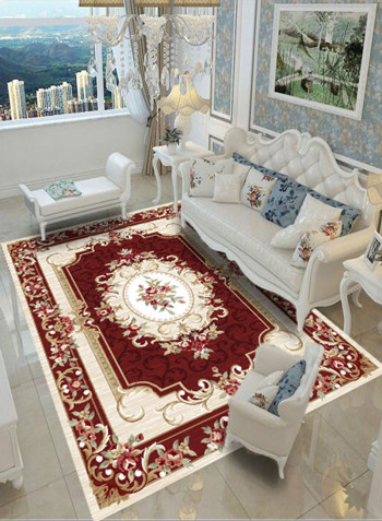 Retro Style Washable Carpet Multicolour 140x200centimeter
