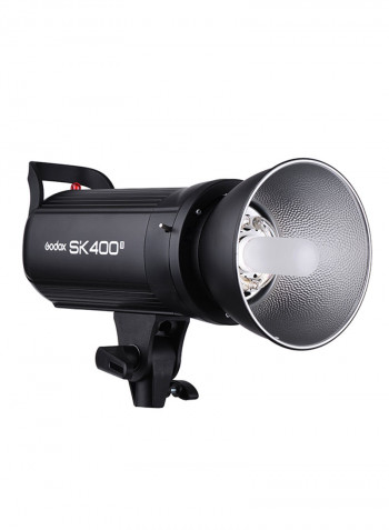 SK400II Professional Flash Strobe Light With Modeling Lamp Black