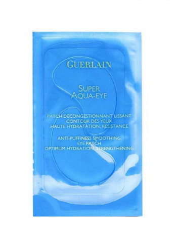 Super Aqua Eye Anti Puffiness Smoothing Eye Patch Clear