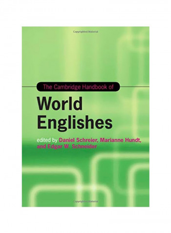 The Cambridge Handbook Of World Englishes Hardcover