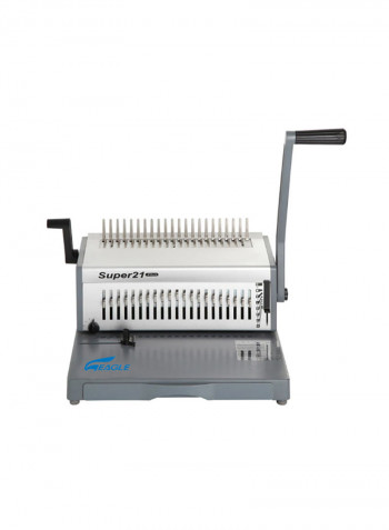 Spiral Binding Machine Grey/Silver