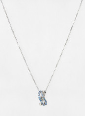Twist Rows Pendant Necklace