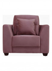 Wedge Single Seater Sofa With Cushion Pink 88x110x82cm