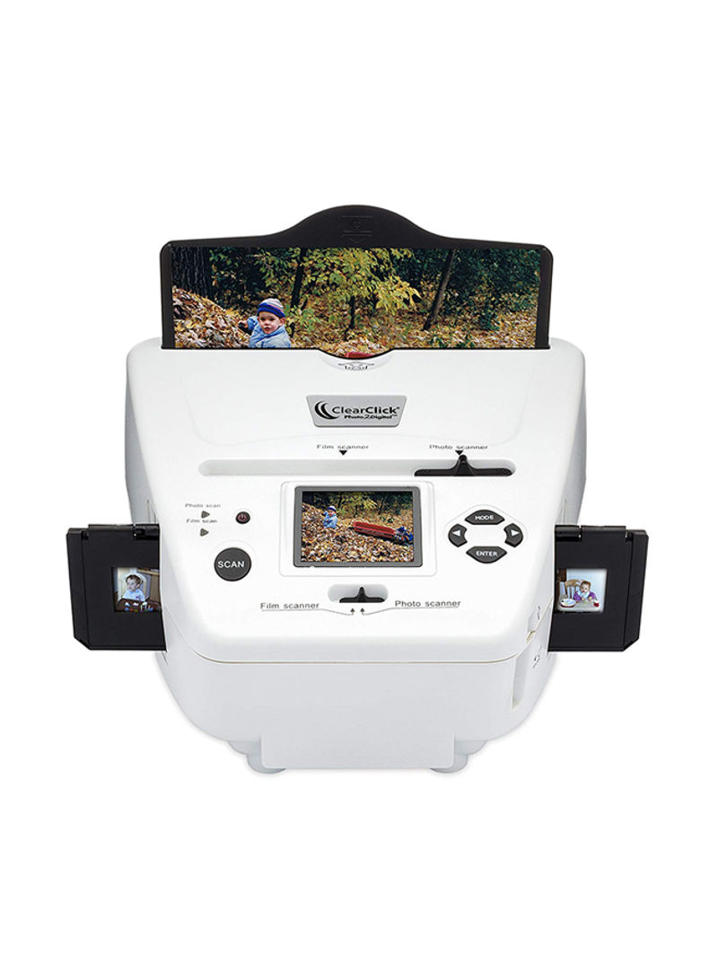 Digital Photo Slide And Film Scanner White