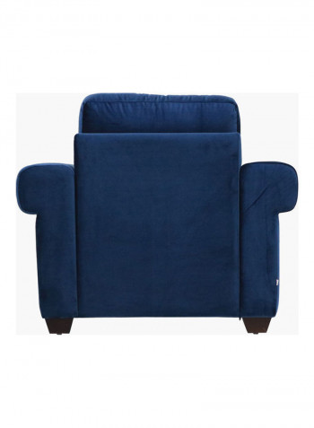 Glory Single Seater Sofa With Cushion Blue 88x110x82cm
