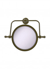 Retro Wave Collection Wall Mounted Swivel Mirror Antique Brass 8inch