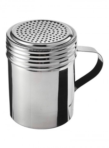 Stainless Steel Dredge With Handle Silver