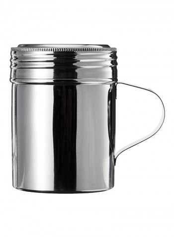 Stainless Steel Dredge With Handle Silver
