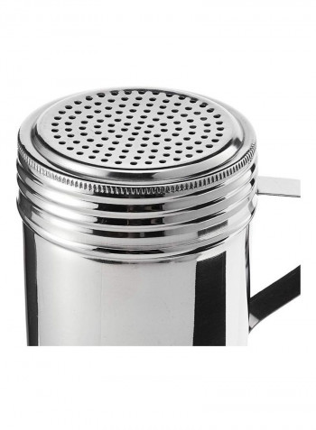 Stainless Steel Dredge With Handle Silver