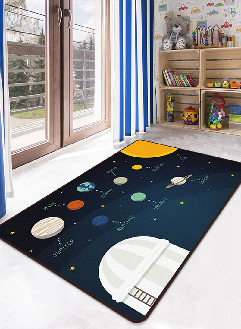 Soft Fluffy Floor Doormat Multicolour 140 x 200centimeter