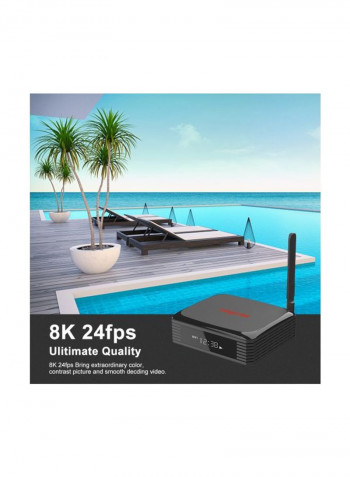 N5 Plus Smart Android TV Set Top Box STB1011 Black