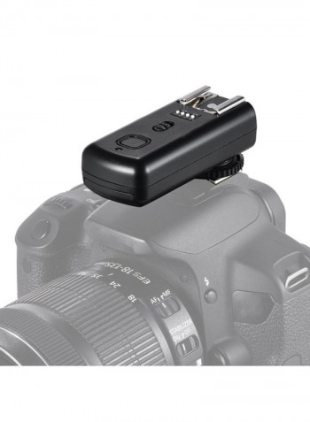 Wireless On-Camera External Flash Light Black