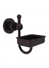 Astor Place Wall Mounted Soap Dish Black 4.5x3.5x5inch