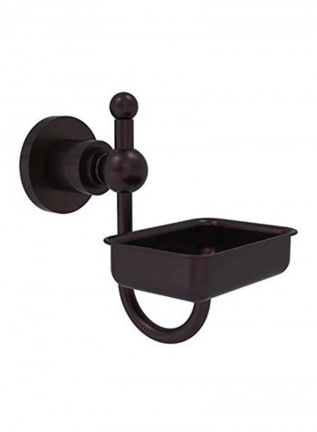 Astor Place Wall Mounted Soap Dish Black 4.5x3.5x5inch
