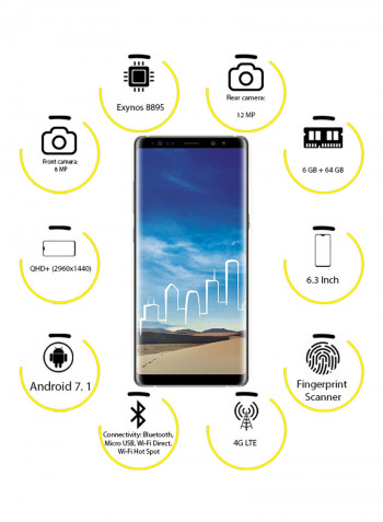 Galaxy Note8 Dual SIM Maple Gold 64GB 4G LTE