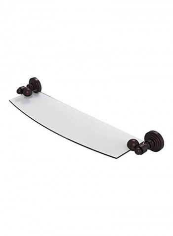 Glass Shelf Brown/Clear 18x5inch