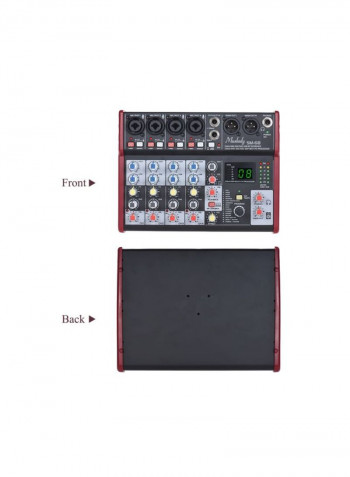 6-Channel Portable Digital Sound Mixing Console