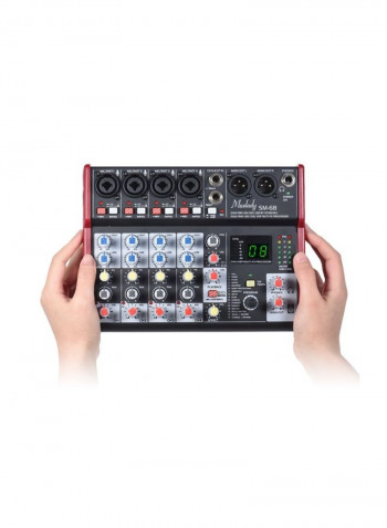 6-Channel Portable Digital Sound Mixing Console
