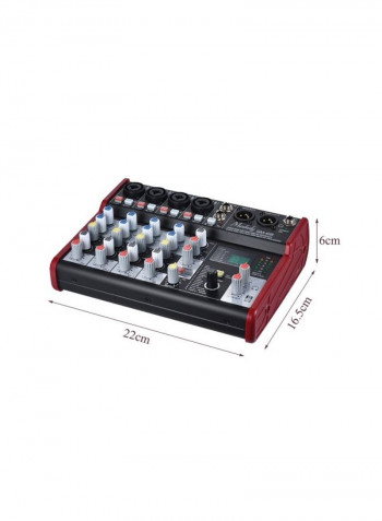 6-Channel Portable Digital Sound Mixing Console