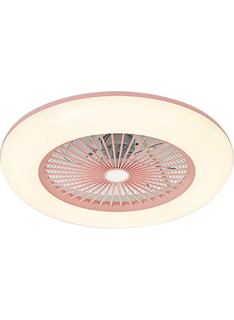 Ceiling Fan With LED 36W Modern Ceiling Light Pink 63*22*63cm