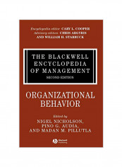 The Blackwell Encyclopedia of Management, Organizational Behavior Hardcover