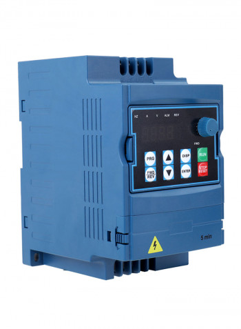 Spindle Inverter 3 Phase Frequency Inverter for Motor Speed Controller VFD Blue 21x17x21centimeter