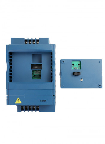Spindle Inverter 3 Phase Frequency Inverter for Motor Speed Controller VFD Blue 21x17x21centimeter