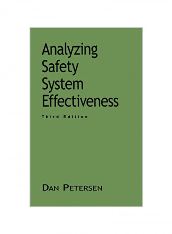 Analyzing Safety System Effectiveness Hardcover