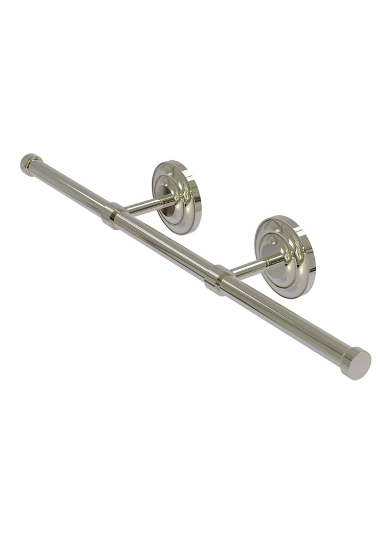 Que Collection Wall Mounted Guest Towel Holder Polished Nickel 22inch
