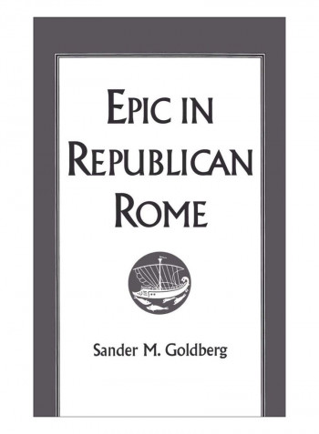 Epic In Republican Rome Hardcover