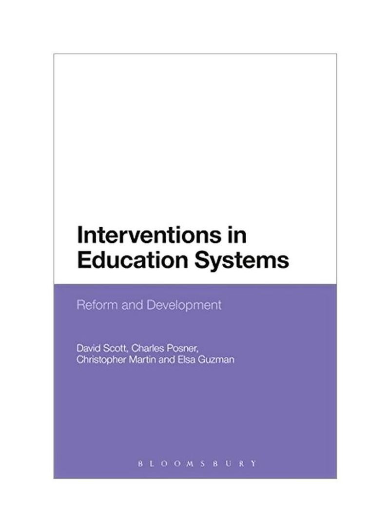 Interventions In Education Systems Hardcover