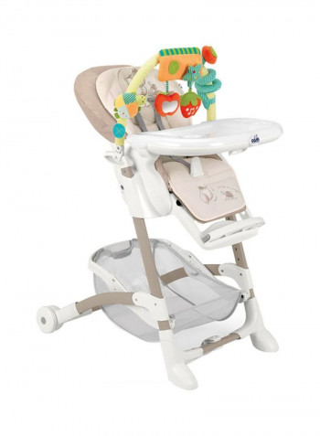 Istante High Chair - Beige/White