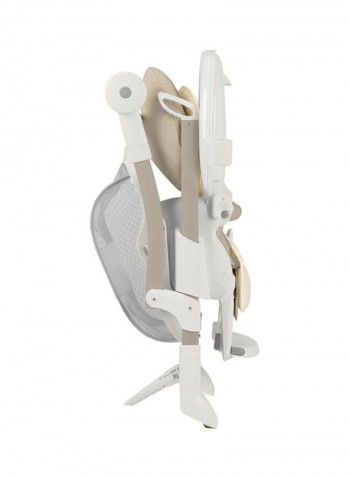 Istante High Chair - Beige/White