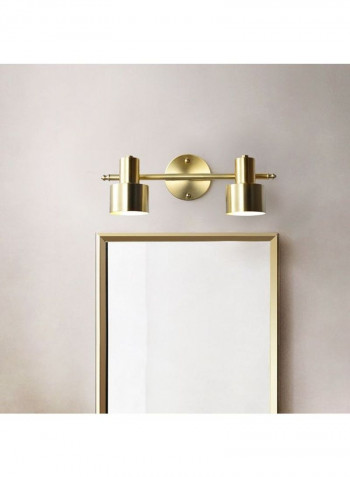 3 Heads Copper  E27 LED Wall Lamp Gold 70*25*25centimeter