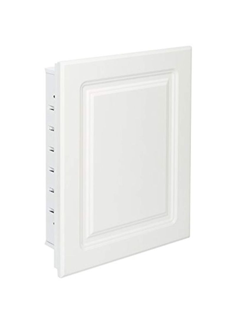 Steel Panel Door Cabinet White