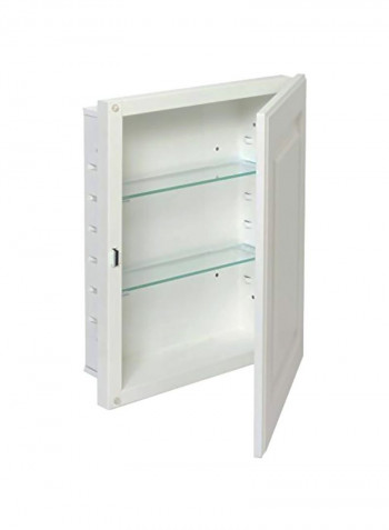 Steel Panel Door Cabinet White