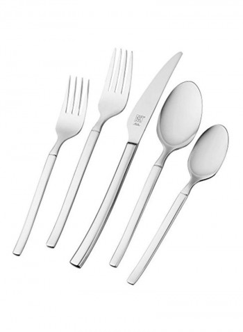 45-Piece Flatware Set Silver