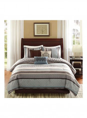 7-Piece Comforter Set Polyester Blue Queen reviews 7-Piece Comforter Set Polyester Blue Queen