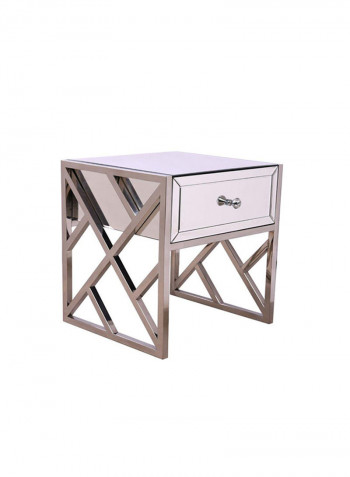 Goff End Table Pink 45x45x50cm