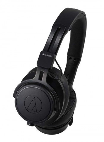 Professional On-Ear Studio Monitor Headphone Black