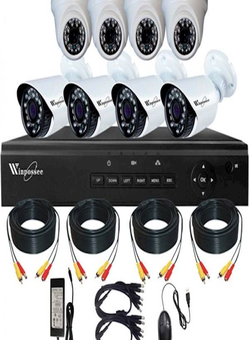 8 Channel Surveillance Digital Video Recorder Kit