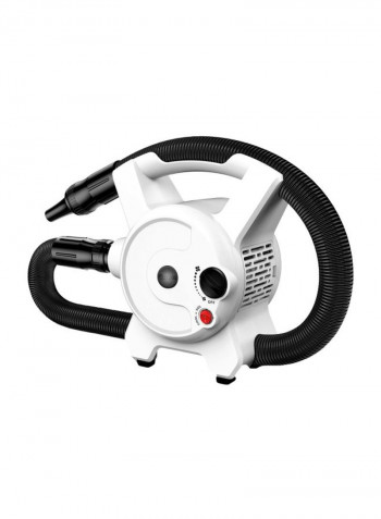 Pet Hair Dryer White/Black 29.5x29x16cm