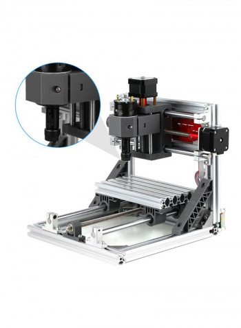 CNC Machine Engraver With Offline Controller Silver/Red 44x17x25centimeter