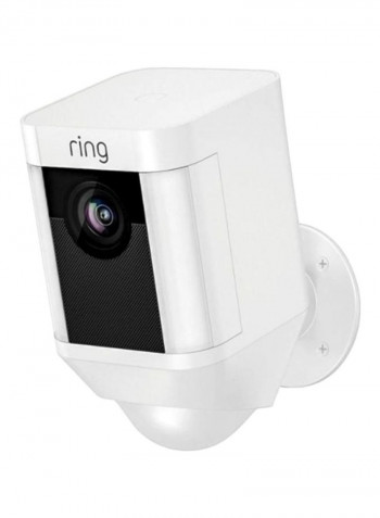 Spotlight Wireless Camera White/Black 4.96x2.72x2.99inch