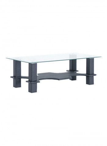 Suva Coffee Table With 6 Stools Black