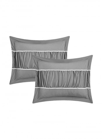 10-Piece Bedding And Sheet Set Grey