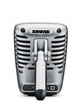 Digital Condenser Microphone MV51 Silver/Black